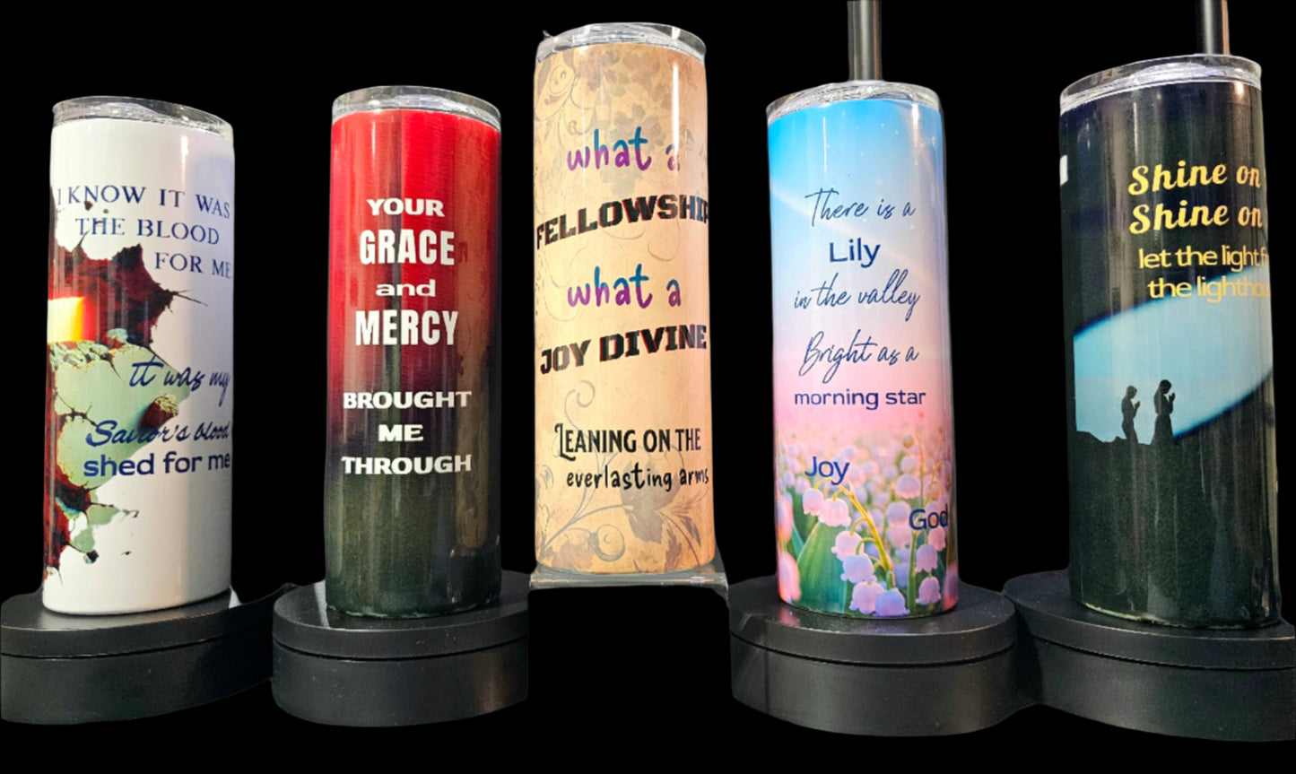 Framed Greetings Skinny Tumblers - The Church Edition