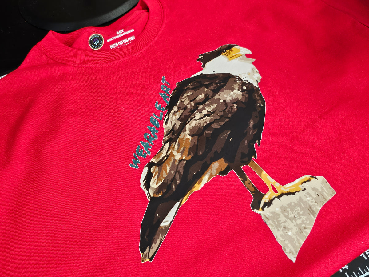 Camiseta Caracara-de-crista "Águia Mexicana"