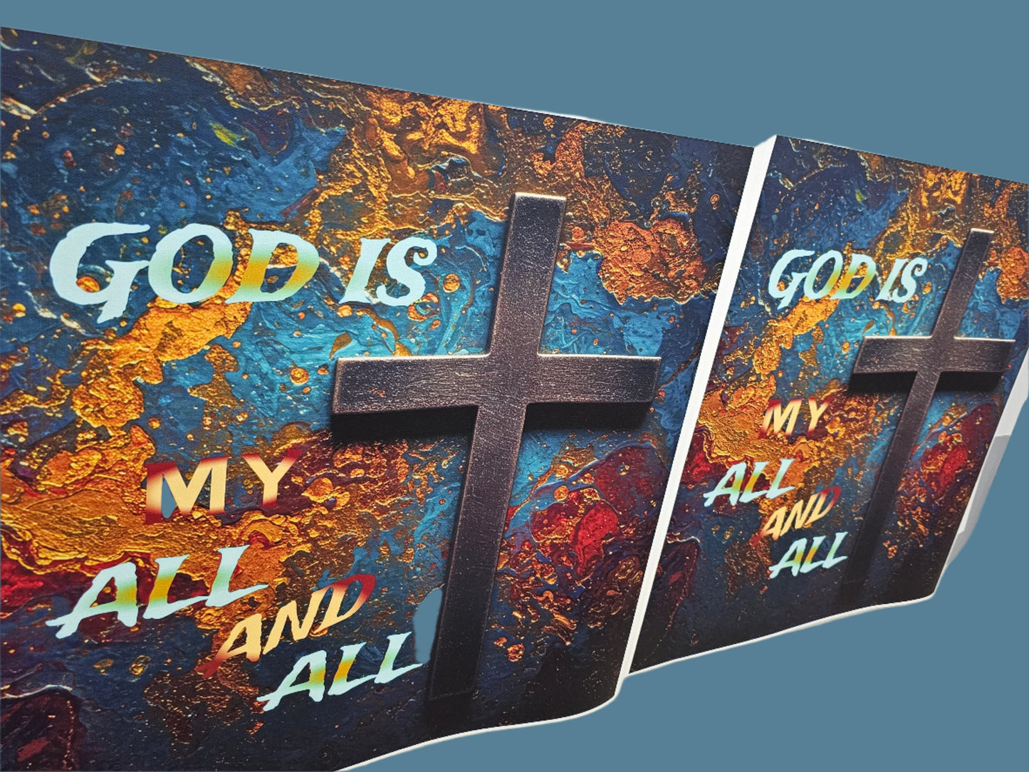 Deus é meu tudo e tudo – Impressão artística