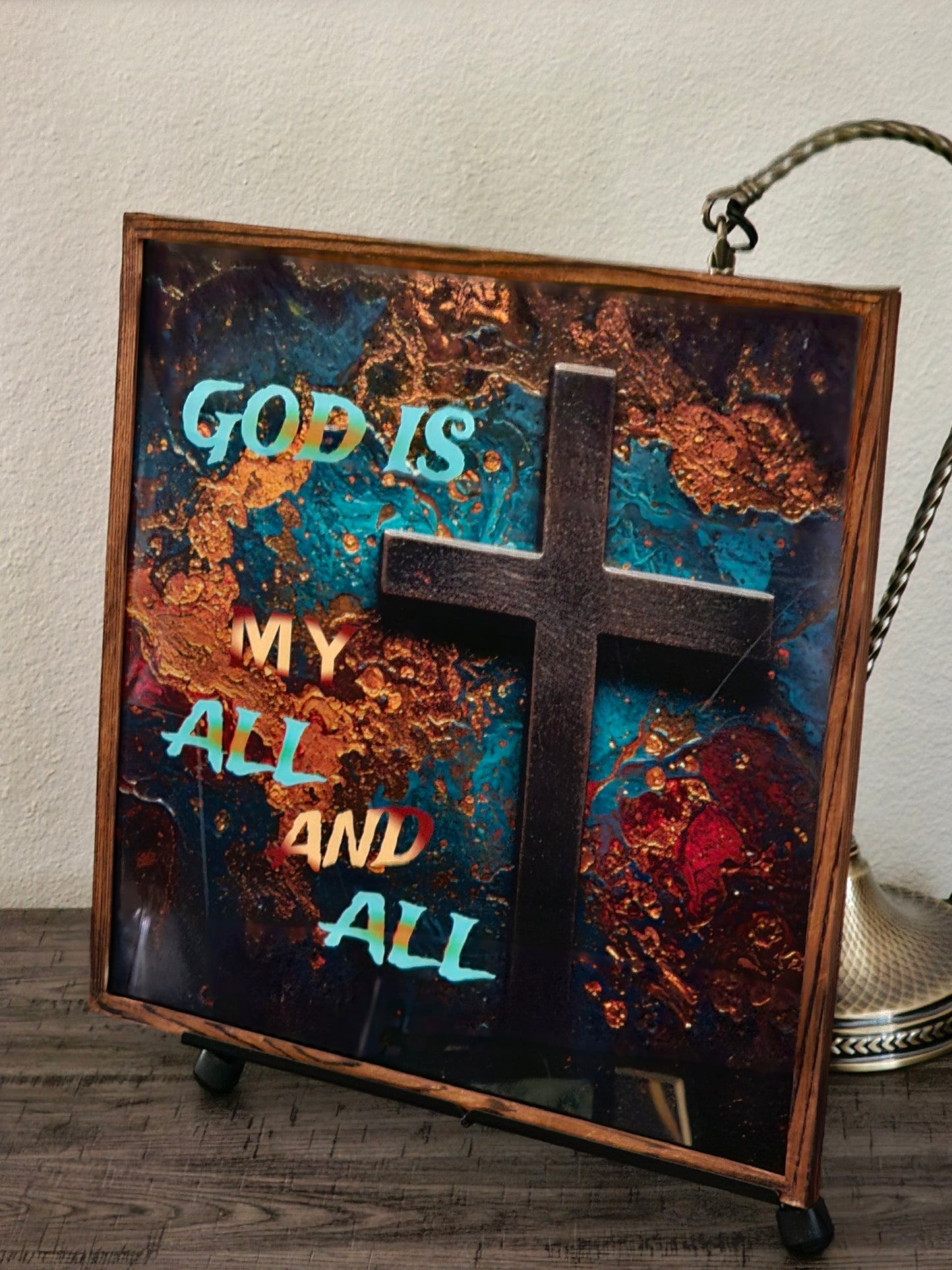 Deus é meu tudo e tudo – Impressão artística