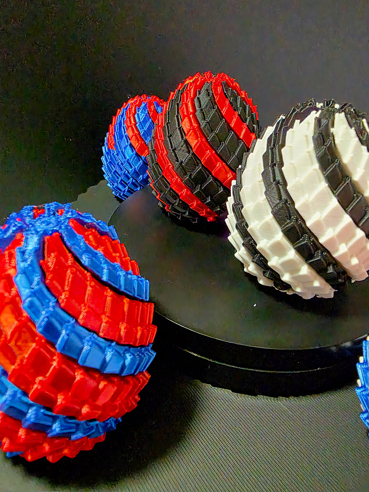 Custom Dragon Egg Duo — 2-Pack 3D Printed Twist Fidgets