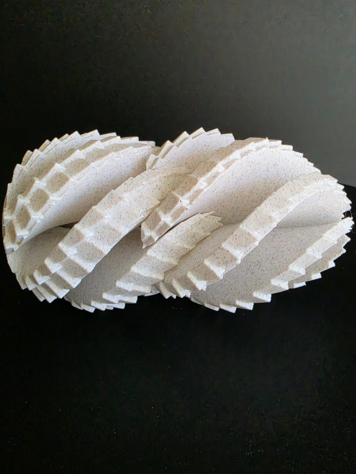 Large Dragon Scale Twist Egg — Marble Edition
