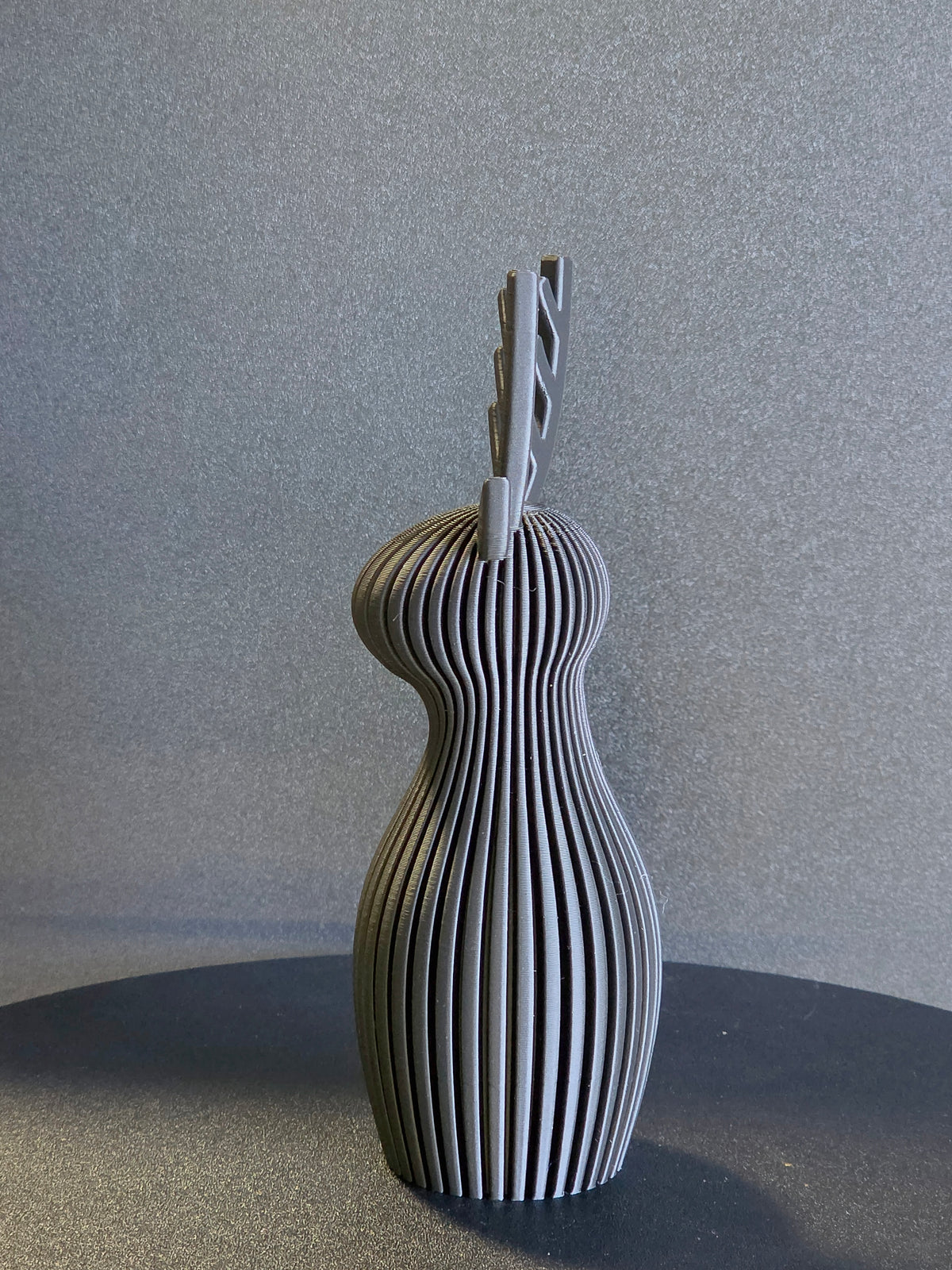 Japandi Ribbed Reindeer — 7" Holiday Decorative Accent
