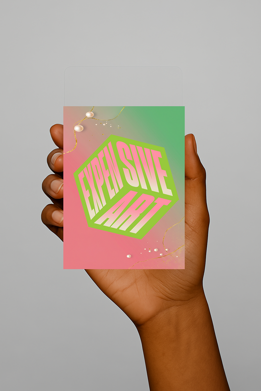 Arte Cara - Arte de Declaração Ousada (Edição Vermelha e Violeta)