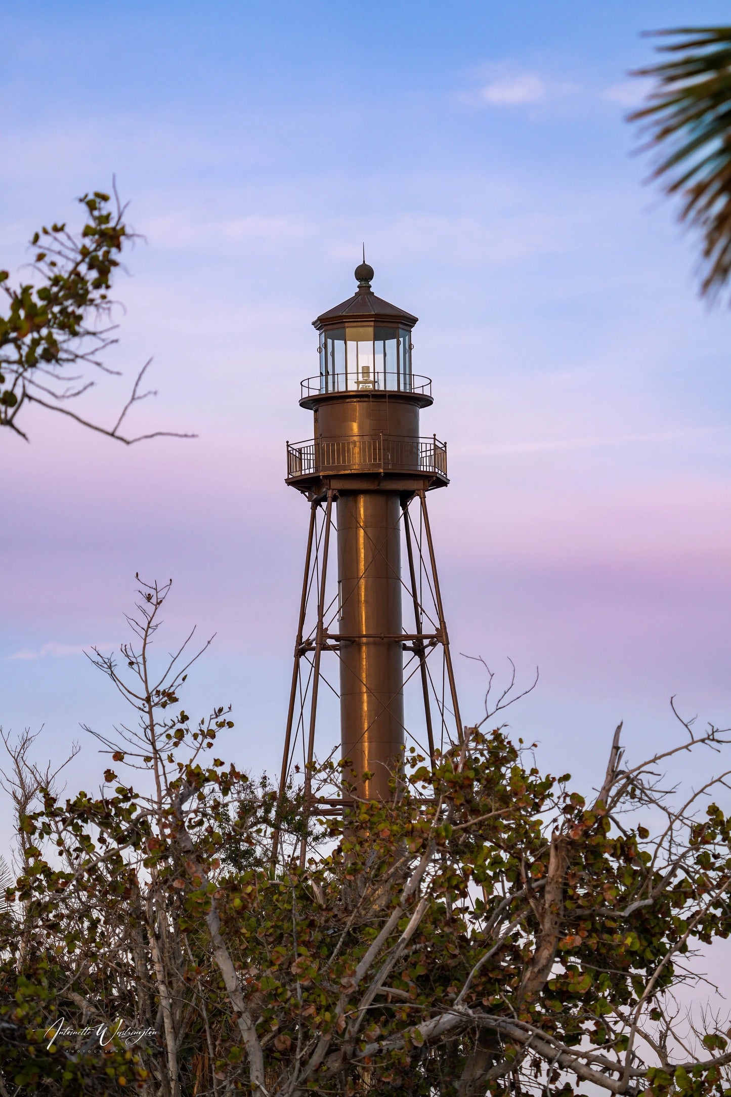 Sanibel Island Lighthouse Wall Art Decor - Framed Greetings