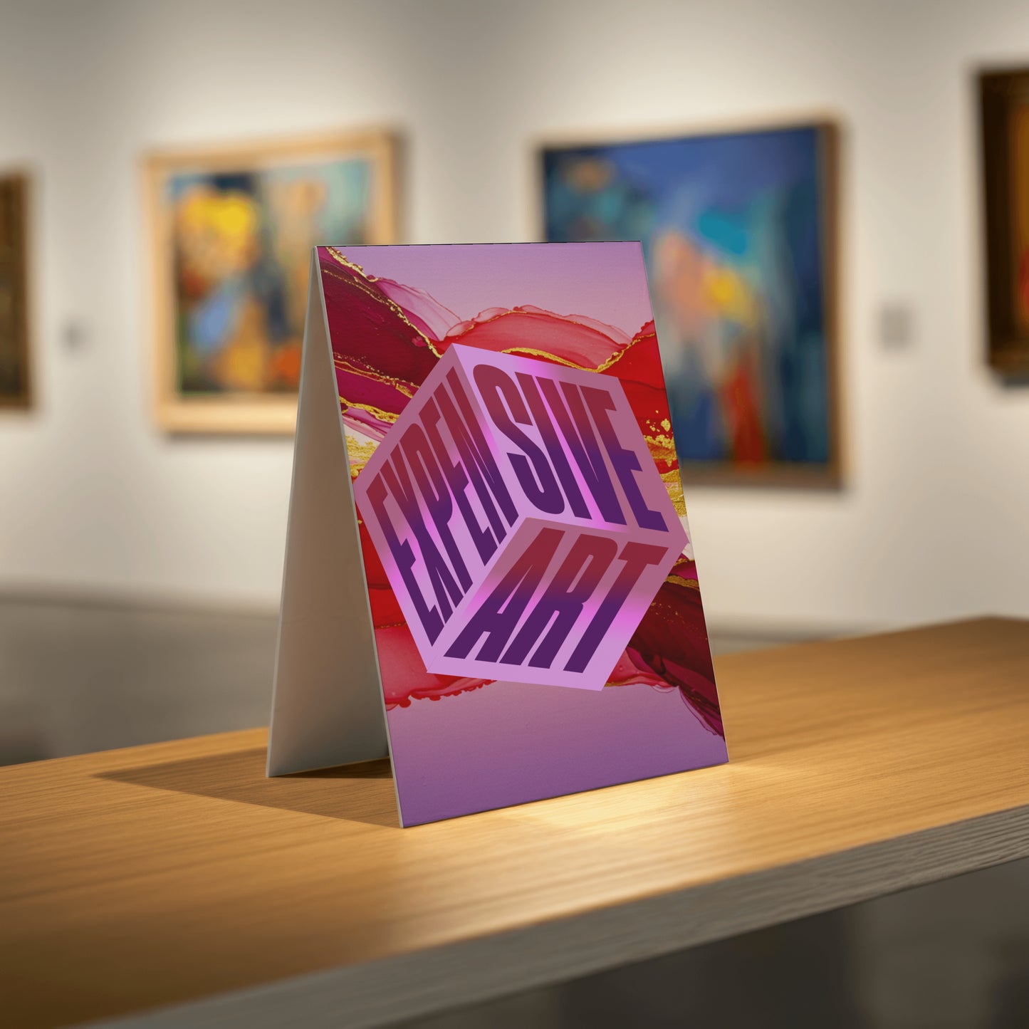 Arte Cara - Arte de Declaração Ousada (Edição Vermelha e Violeta)