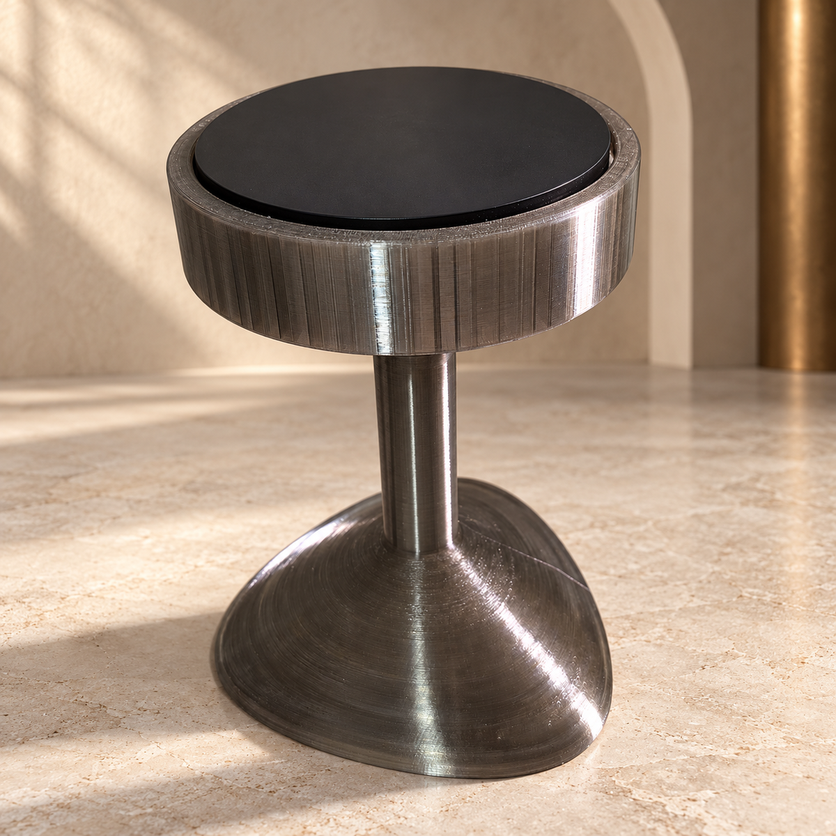 FG Display Pedestals | Elevated & Integrated Rotating Displays