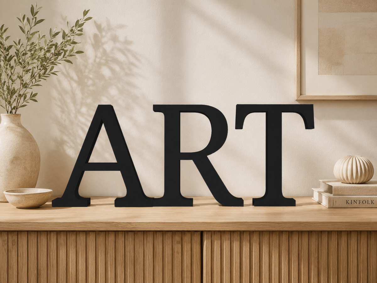 Large Freestanding Serif Letter — 9-Inch Decorative Accent