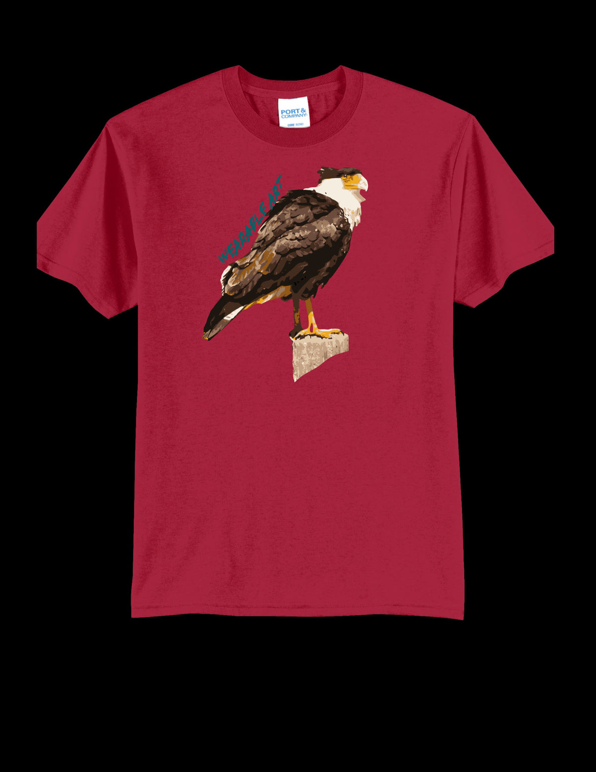 Camiseta Caracara-de-crista "Águia Mexicana"