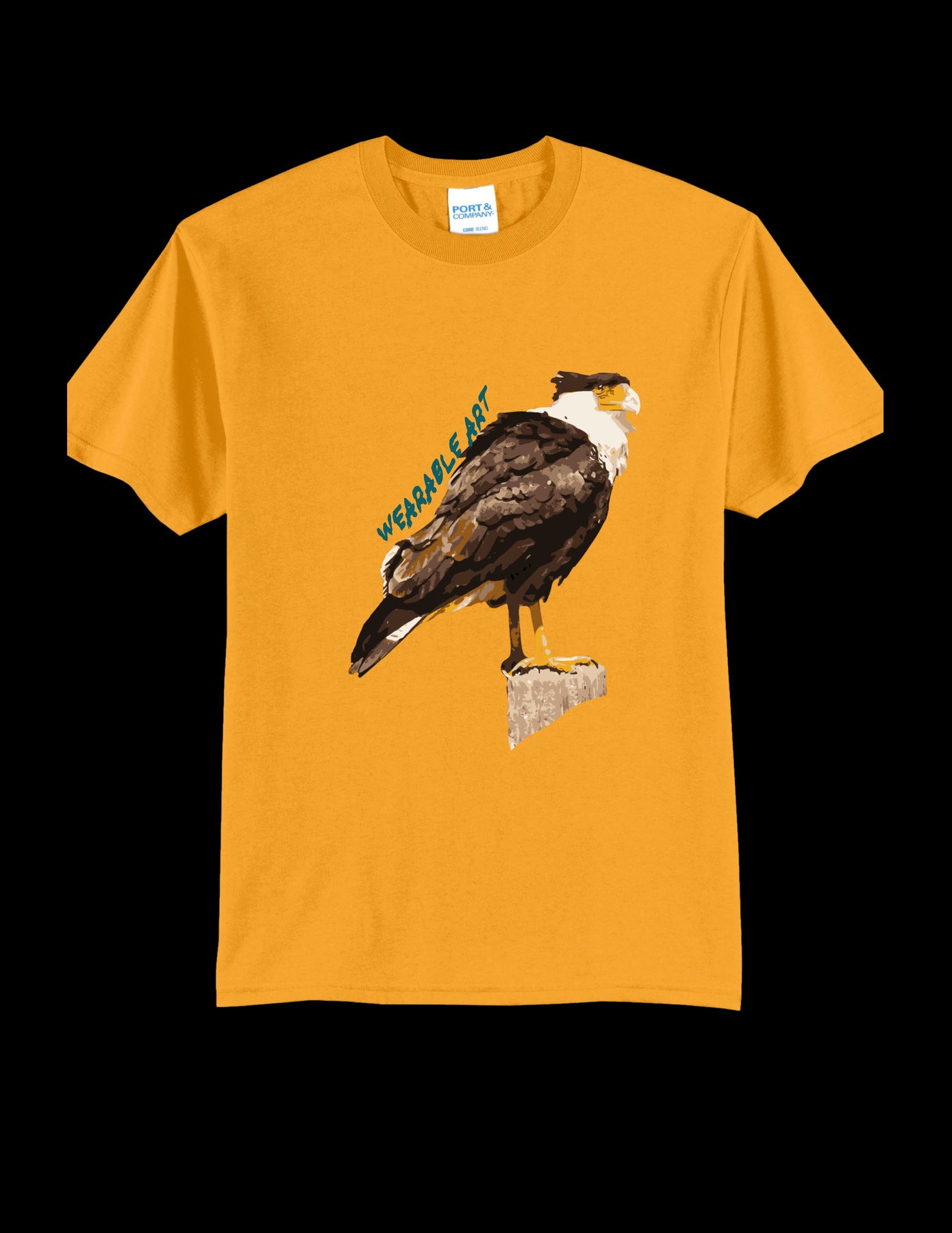Camiseta Caracara-de-crista "Águia Mexicana"