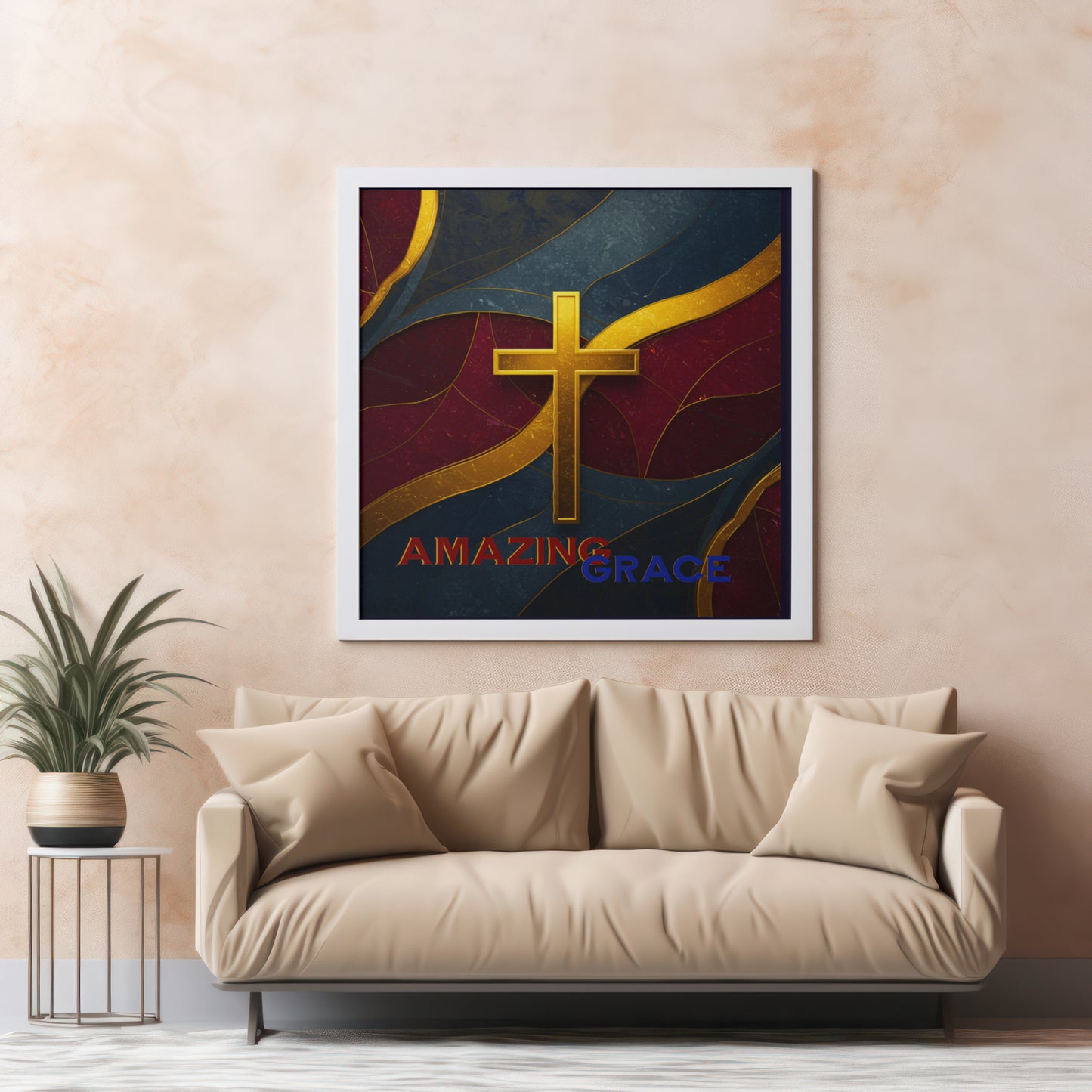 Framed Greetings Amazing Grace β Fine Art Print