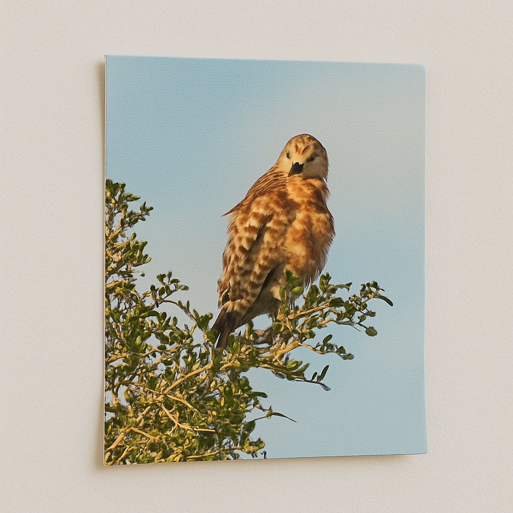 Watchful Majesty – Red-shouldered Hawk