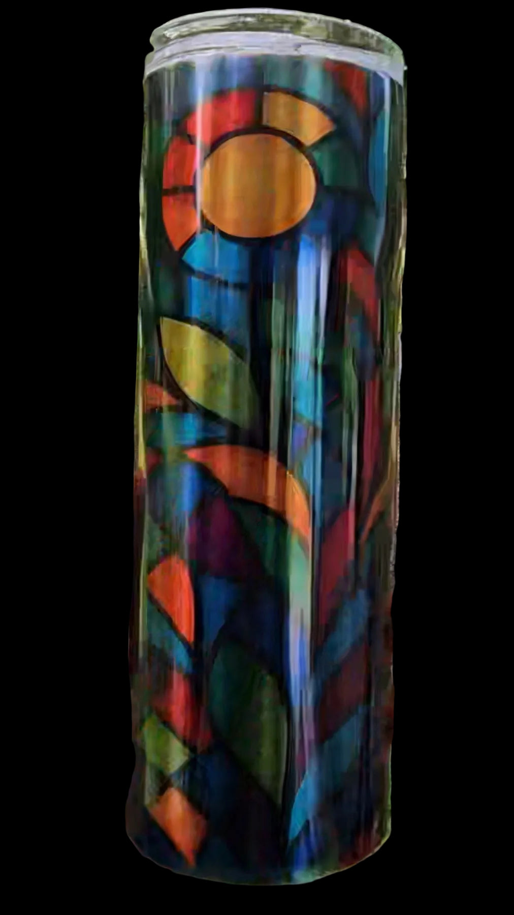 Stained Glass Series — 20 oz Clear Skinny Tumblers