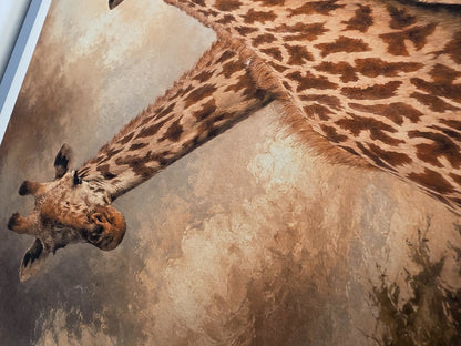 Intertwined Stillness – Mixed Media Wildlife Art Print