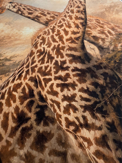 Intertwined Stillness – Mixed Media Wildlife Art Print