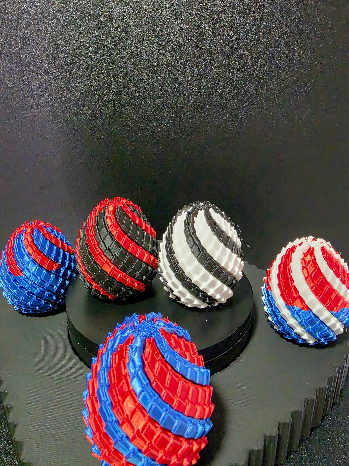 Custom Dragon Egg Duo — 2-Pack 3D Printed Twist Fidgets