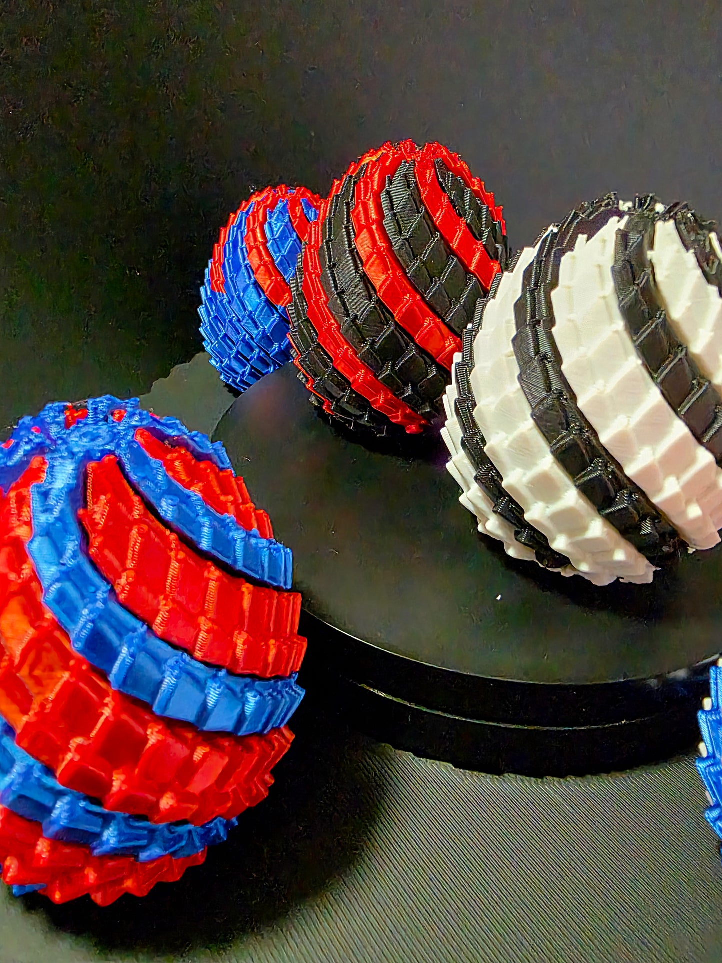 Custom Dragon Egg Duo — 2-Pack 3D Printed Twist Fidgets