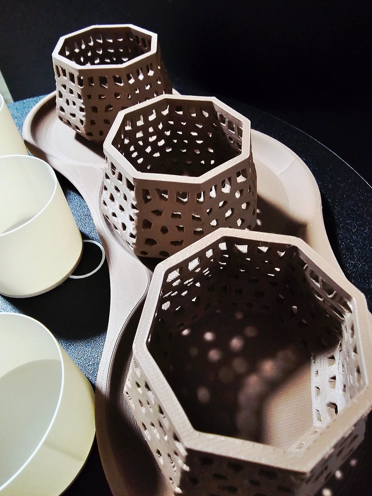 Lattice Glow LED Tealight Set