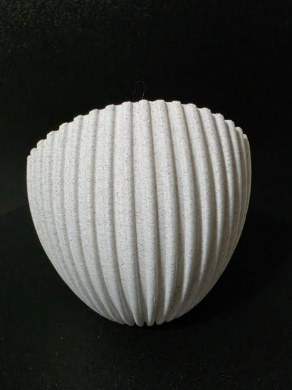 Ribbed LED Tealight Holder