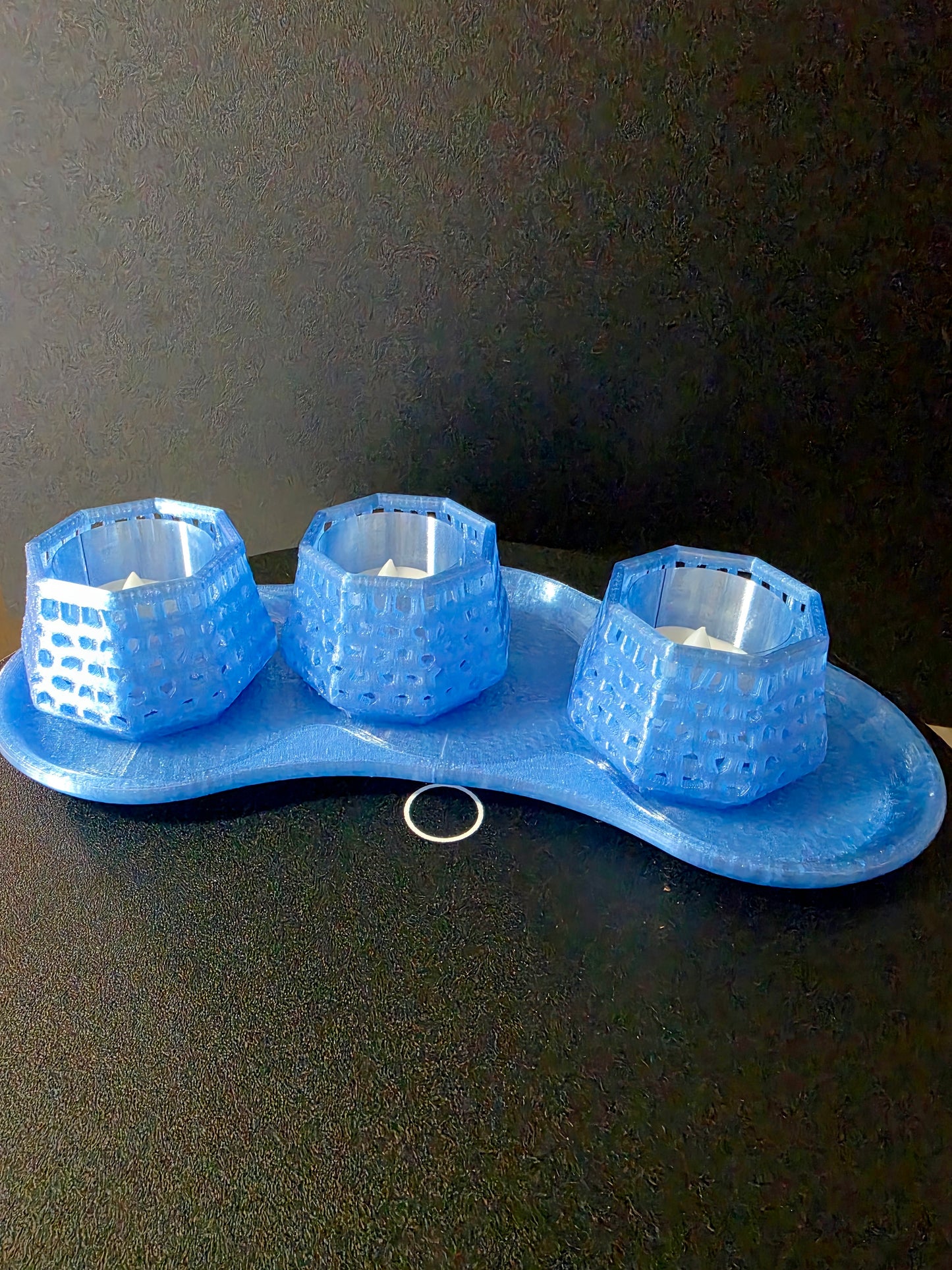 Lattice Glow LED Tealight Set