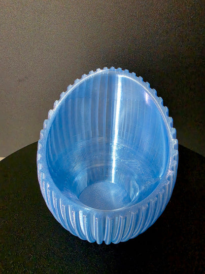 Ribbed LED Tealight Holder