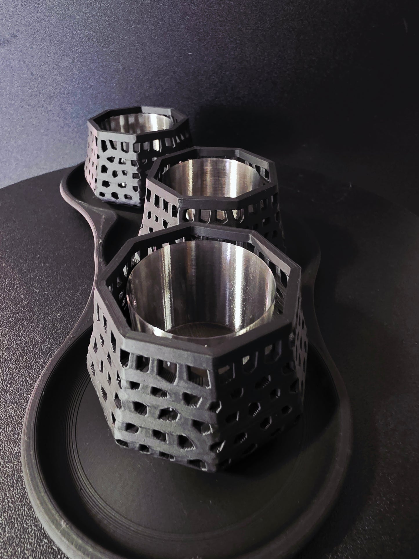 Lattice Glow LED Tealight Set