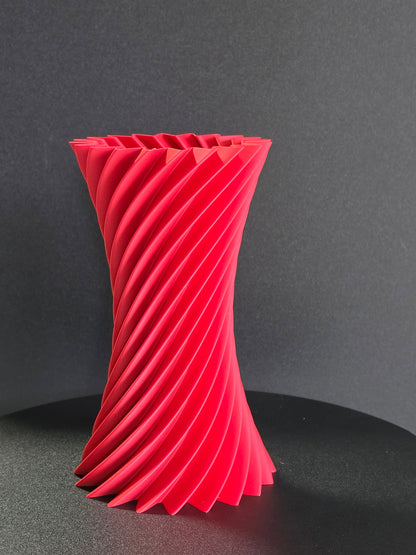 Helix Twist Vase — 7" Modern Decorative Vase