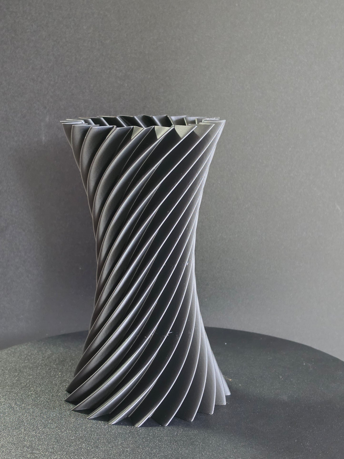 Helix Twist Vase — 7" Modern Decorative Vase