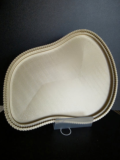 Sculptural Accent Tray — Modern Decorative Display Tray
