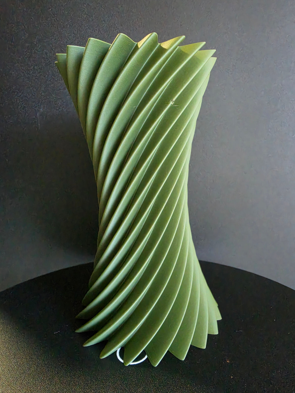Helix Twist Vase — 7" Modern Decorative Vase