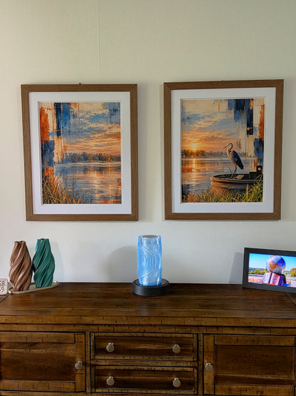 Extended Stillness – Mixed Media Wildlife Art Print