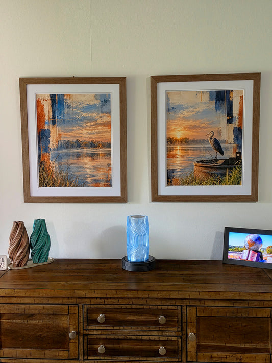 Extended Stillness – Mixed Media Wildlife Art Print