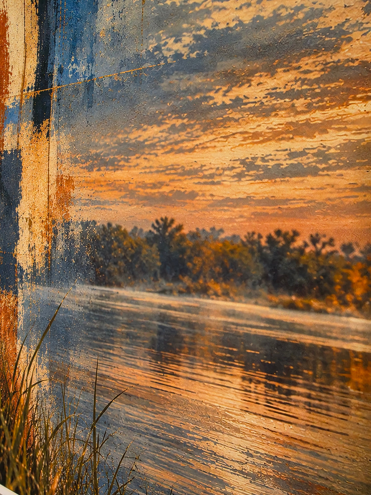 Extended Stillness – Mixed Media Wildlife Art Print