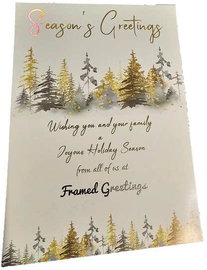 Custom Holiday Cards - Glossy Framed Greetings