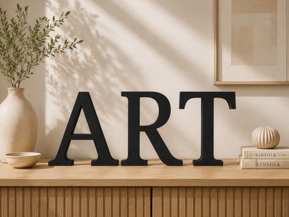 Large Freestanding Serif Letter — 9-Inch Decorative Accent