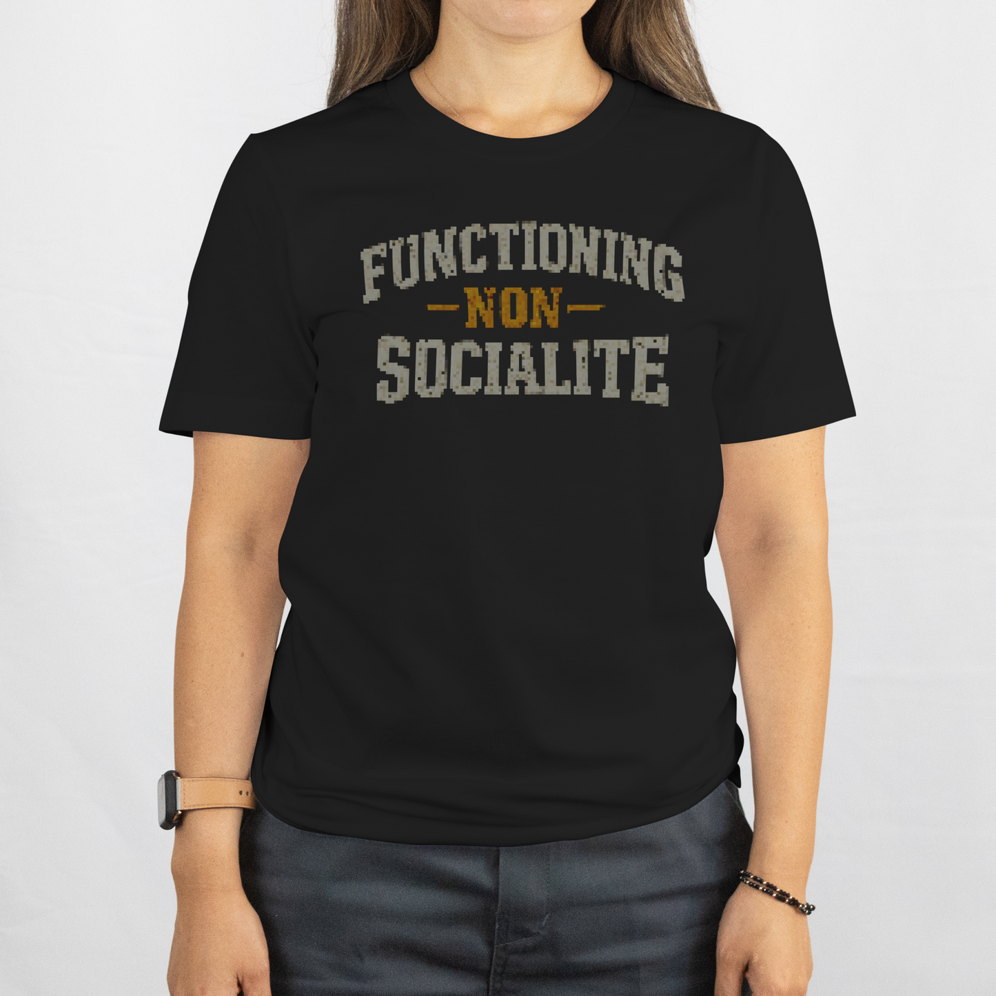 Functioning NonSocialite – Tri-Blend T-Shirt