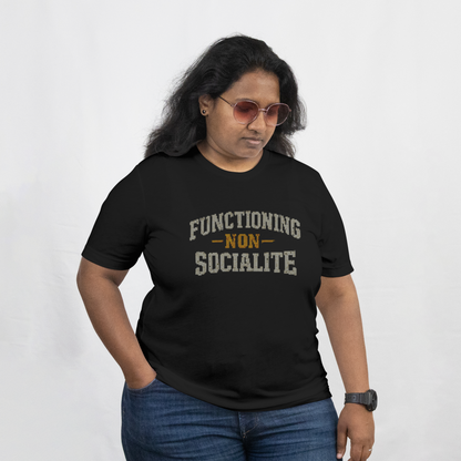 Functioning NonSocialite – Tri-Blend T-Shirt