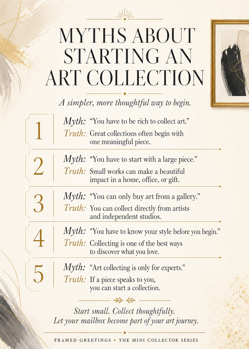 The Monthly Mini Collector Series — Original Art by Framed Greetings