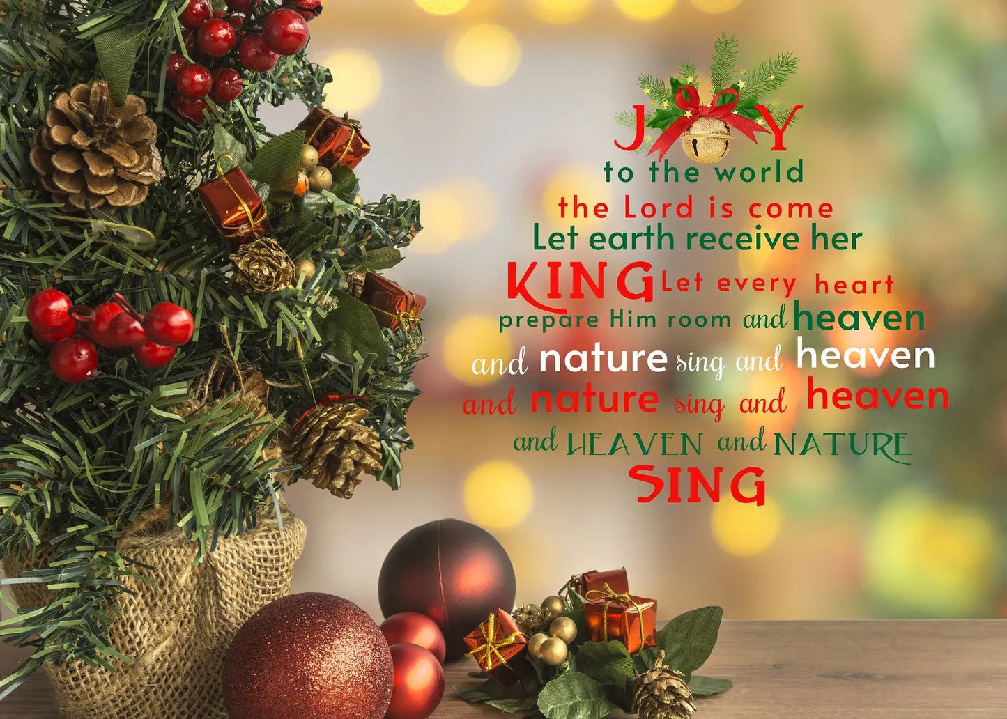 Christmas JOY to the World Antoinette Washington Photography