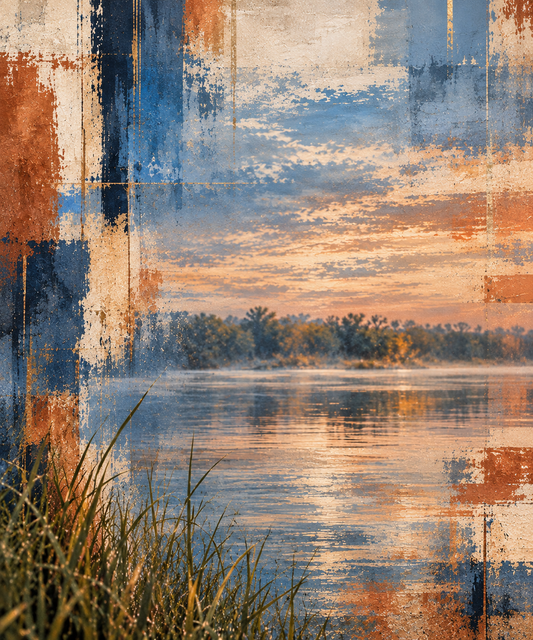 Extended Stillness – Mixed Media Wildlife Art Print