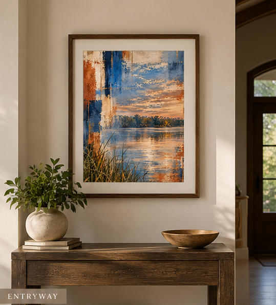 Extended Stillness – Mixed Media Wildlife Art Print