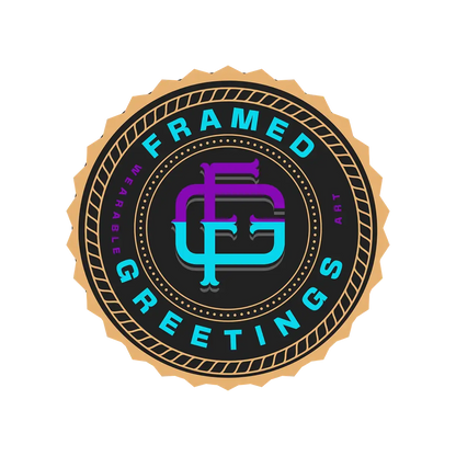 Custom Tees Sublimation Dark Framed Greetings