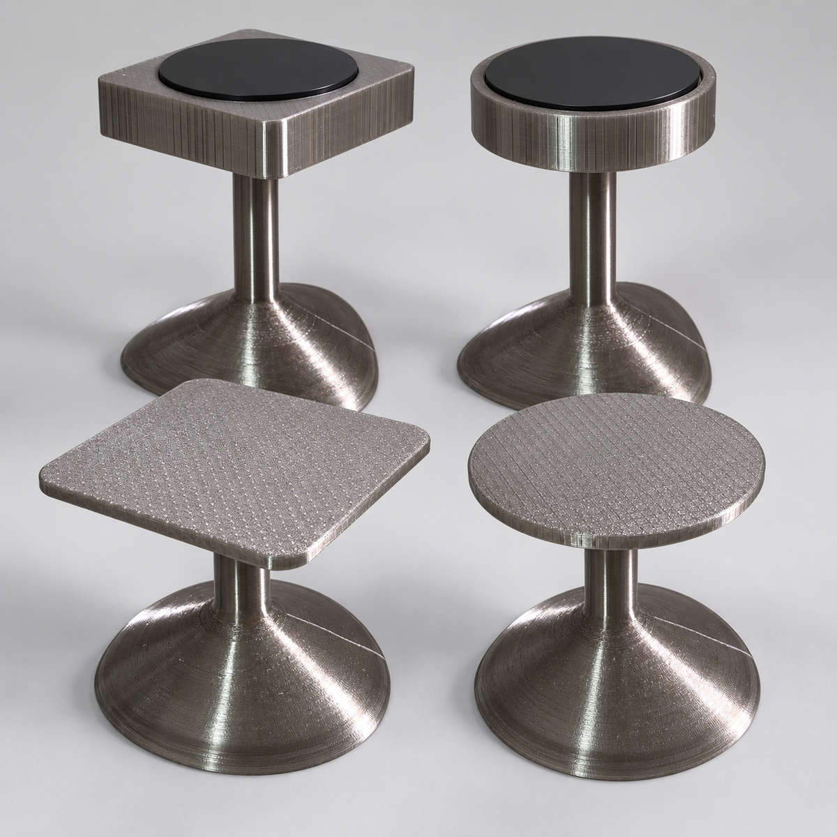 FG Display Pedestals | Elevated & Integrated Rotating Displays