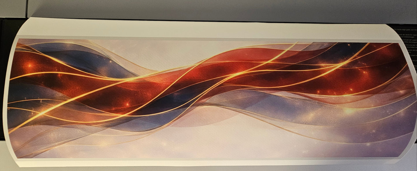 Abstract design on a printer cartridge