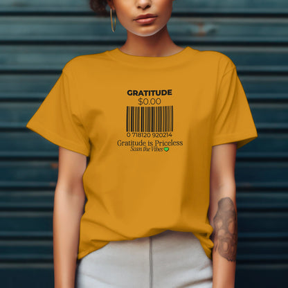 Gratitude Is Priceless Sleeve Tee Framed Greetings