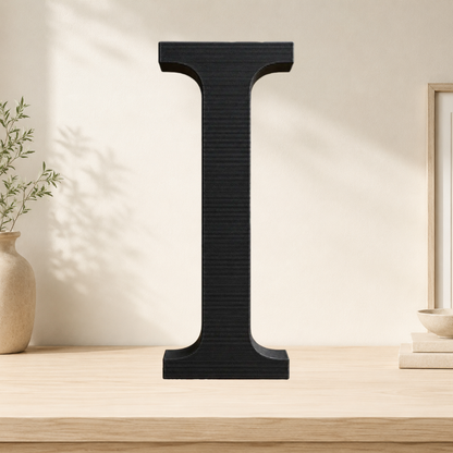 Large Freestanding Serif Letter — 9-Inch Personalized Shelf & Event Décor