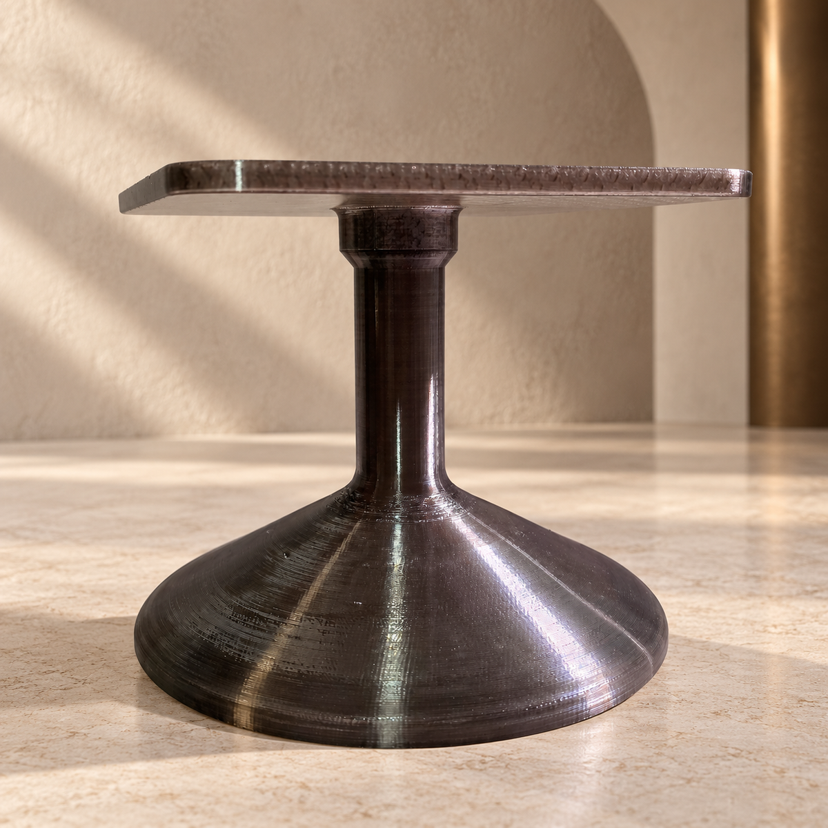 FG Display Pedestals | Elevated & Integrated Rotating Displays