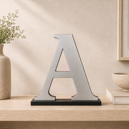 Large Freestanding Serif Letter — 9-Inch Decorative Accent