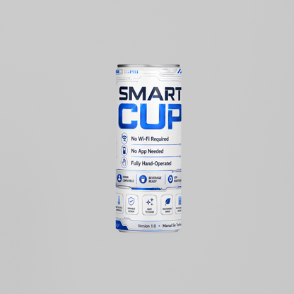 Smart Cup packaging on a gray background