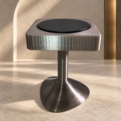 FG Display Pedestals | Elevated & Integrated Rotating Displays